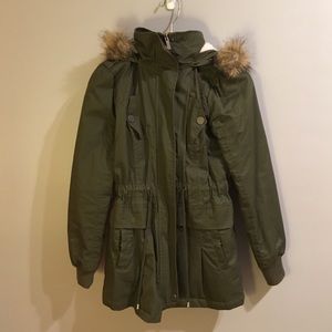 Dark green coat